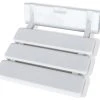 A-1 Acrylic Folding Shower Seat Wall Mounted Bench By SteamSpa