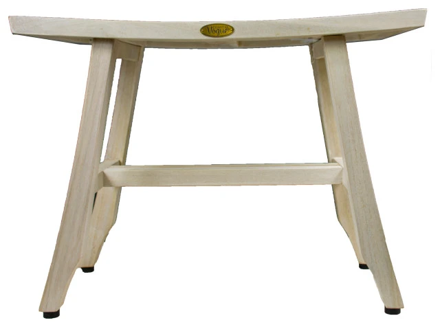 DecoTeak CoastalVogue Satori 24" Wide ShowerBench ED1192, White 3 DecoTeak CoastalVogue Satori 24" Wide ShowerBench ED1192, White