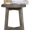 DecoTeak CoastalVogue Shoji 18" Tall Stool GR910, Gray