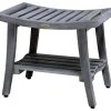 DecoTeak CoastalVogue SensiHarmony 24" Wide ShowerBench GR155, Gray 1 DecoTeak CoastalVogue SensiHarmony 24" Wide ShowerBench GR155, Gray -Laural Home Shop home design 783