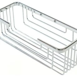 Nameeks 2419 Gedy Collection Wall Mounted Shower Basket - Polished Chrome