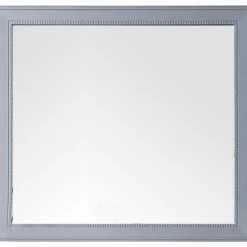 James Martin Vanities Bristol 44" Rectangular Mirror, Silver Gray