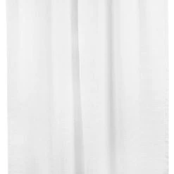 CSI Bathware 54" Wx72" L Premium Fabric Shower Curtain, White
