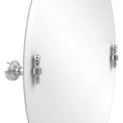 Allied Brass Frameless Oval Tilt Mirror With Beveled Edge
