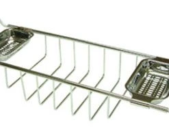 Elements Of Design DS2151 Brass Clawfoot Tub Shelf Adjustable - Chrome