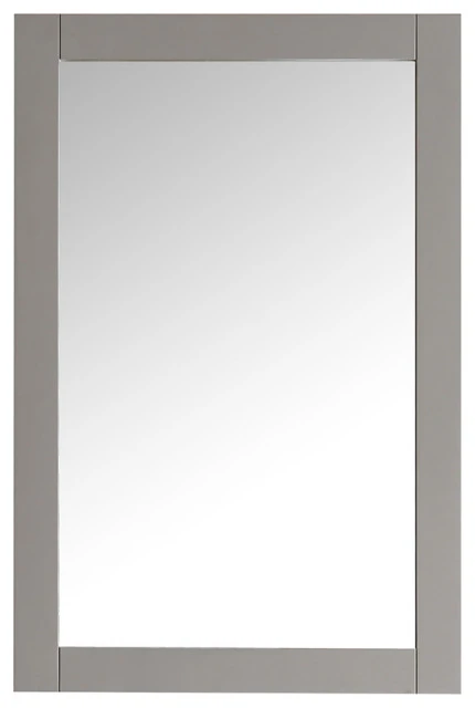 Fresca Hartford 20" Gray Traditional Bathroom Mirror FMR2302GR 3 Fresca Hartford 20" Gray Traditional Bathroom Mirror FMR2302GR