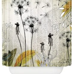 Deny Designs Iveta Abolina Little Dandelion Shower Curtain