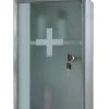 Ketcham Medicine Cabinets/Fred Silver & Company Lockable Series Medicine Cabinet, 9.75"x15.75", Frosted Safety Glass -Laural Home Shop home design 85