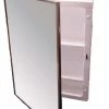 Ketcham Medicine Cabinets/Fred Silver & Company Bright Annealed Stainless Steel Framed Mirror Medicine Cabinet 16"x22"