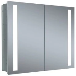 Miseno MMCR4026LED 40" W X 26" H Frameless Recess Mounted Double - Mirrored