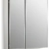 Kohler 25" W X 26" H Aluminum 2-Door Medicine Cabinet With Mirrored Doors